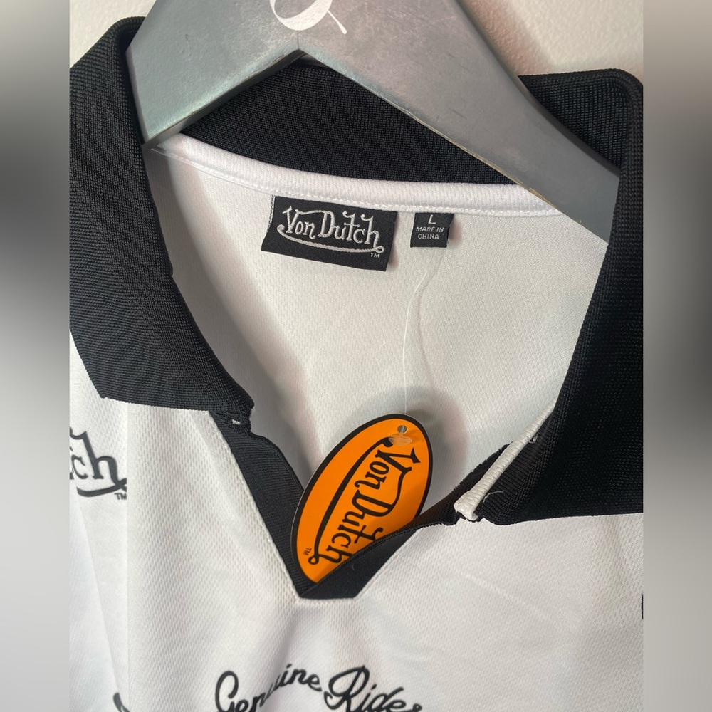 NWT RARE Von Dutch Soccer Collar Polo. - Picture 2 of 3
